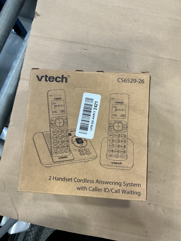 Photo 1 of VTech CS6529-26 Cordless Phone with Answering Machine, 2 Handsets