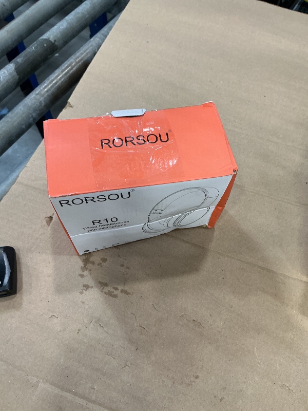 Photo 1 of RORSOU R10 Over-Ear Headphones with Mic (Black)
