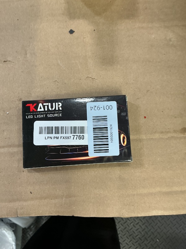 Photo 1 of KATUR BA9S LED Bulb - 6000K White, 12-24V Canbus Error Free (4-Pack)