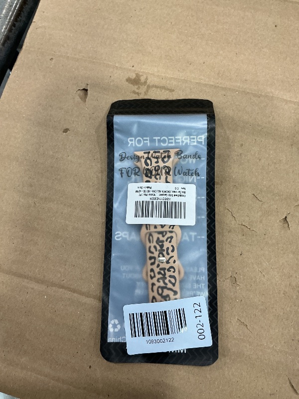 Photo 1 of CreateGreat Engraved Leopard Silicone Bands for Apple Watch