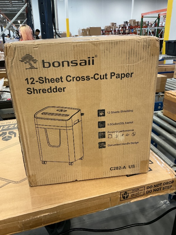 Photo 1 of Bonsaii 12-Sheet Cross-Cut Paper Shredder
