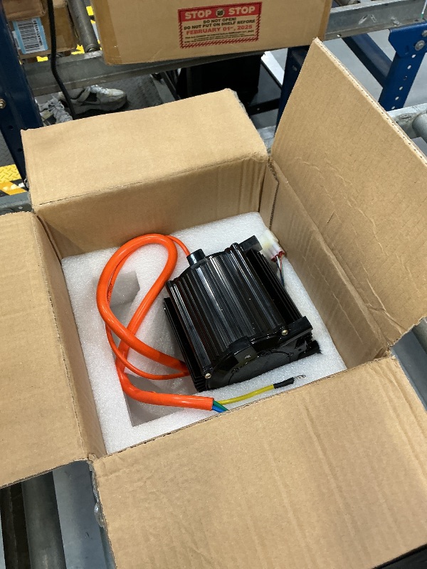 View 2 of Electric Brushless DC Motor 72V 5000W Peak 8000RPM Scooter Motor KR5V V2