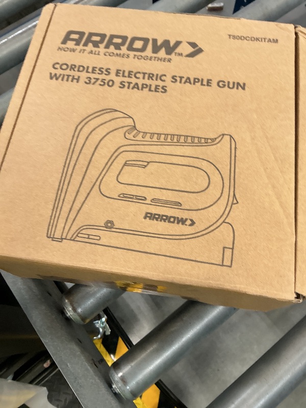 Photo 1 of Arrow Cordless Staple Gun Kit with T50 Staples