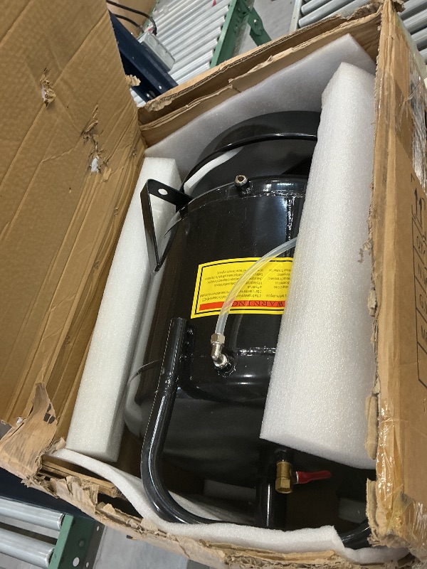 Photo 1 of GarveeTech 8 Gallon Waste Oil Drain Tank, Air Operated Drainer Oil Change Tank,Oil Drain Container with Adjustable Funnel Height (Black, 8 Gallon)