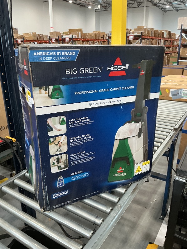 Photo 1 of BISSELL Big Green Professional Carpet Cleaner, XL DirtLifter PowerBrush