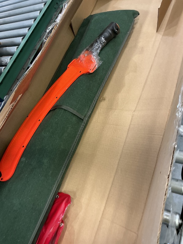 Photo 1 of VEVOR Manual Pole Saw, 7.3-27 ft Extendable, Orange