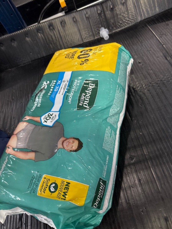 Photo 1 of Depend Fresh Protection Men's Incontinence Underwear, XL, 26 Count