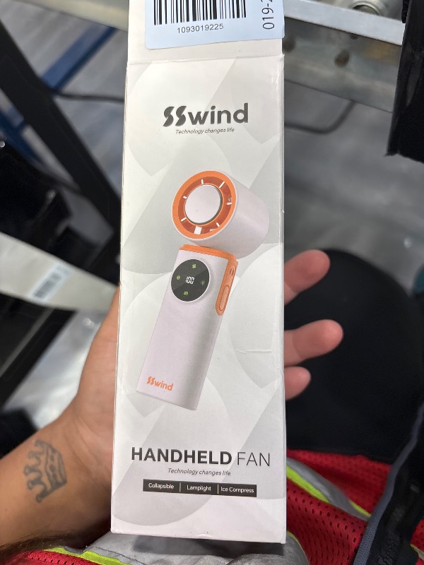 Photo 1 of SSWind Portable Handheld Fan with Ice Cooling