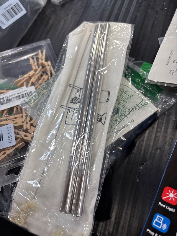 Photo 1 of HIWARE Jumbo Reusable Straws (4 Piece Set)