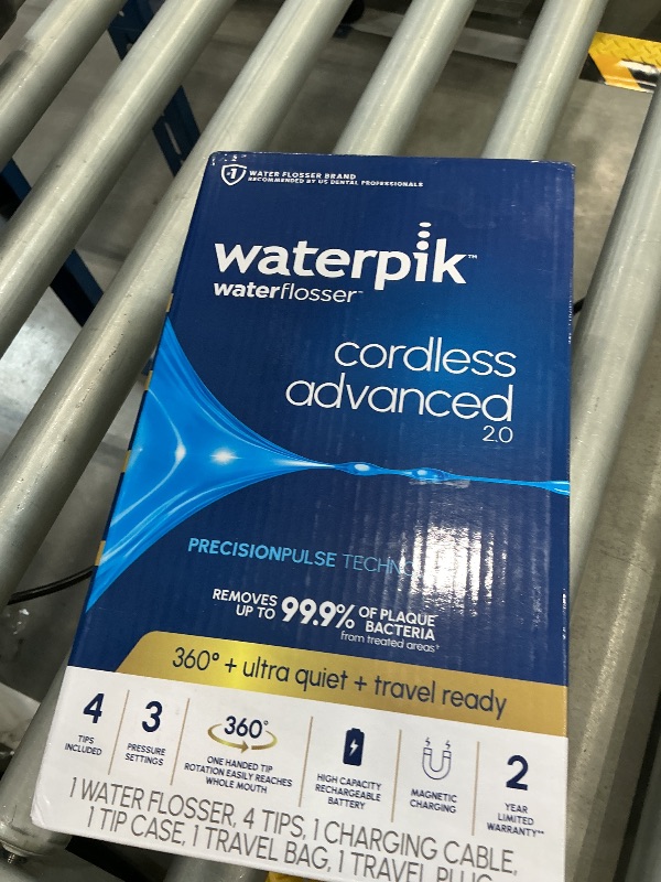 Photo 1 of Waterpik Cordless Advanced Water Flosser, Rose Gold