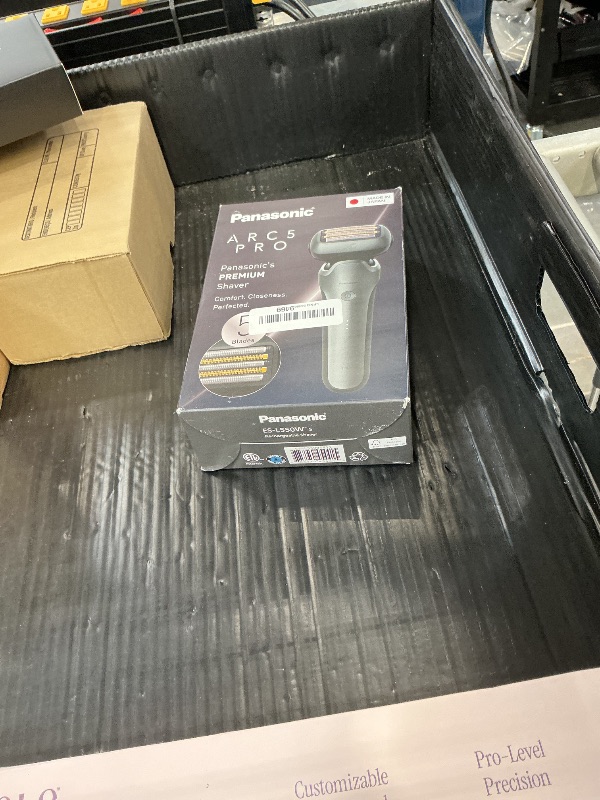 Photo 1 of Panasonic ARC5 PRO Electric Razor for Men, Wet/Dry 5-Blade Foil Shaver for Thick Beard & Stubble, 20D Flexible Head, Enhanced Beard Sensor, Pop-Up Trimmer – ES-L550WS