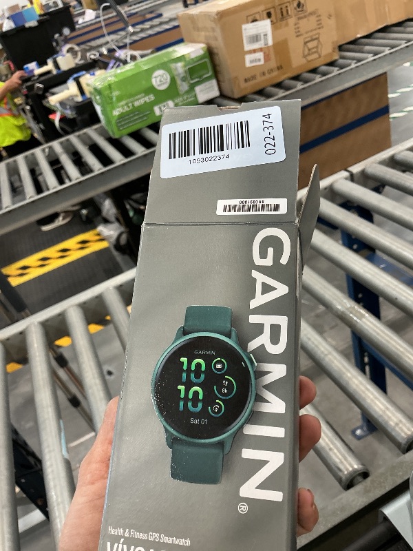 View 2 of Garmin vívoactive® 6, Health & Fitness GPS Smartwatch, 42mm, Jasper Green