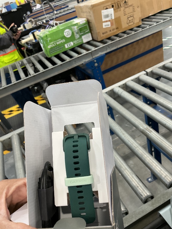 View 3 of Garmin vívoactive® 6, Health & Fitness GPS Smartwatch, 42mm, Jasper Green