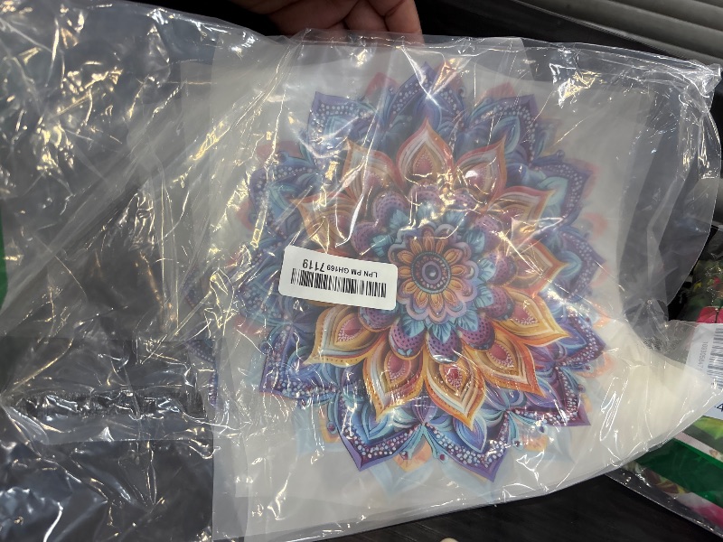 Photo 1 of arricraft Mandala Pattern Iron-On Decals