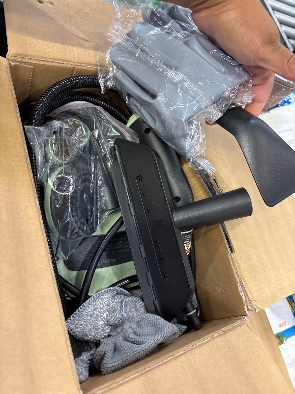 Photo 1 of WSRYYCC Portable Steam Cleaner, Green, 16 Accessories