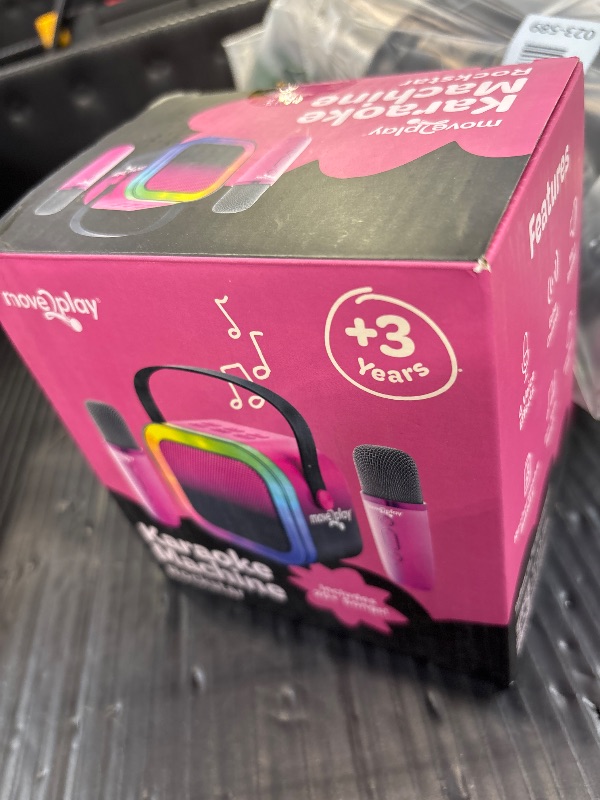 Photo 1 of Move2Play, Karaoke Machine for Kids | Includes 20+ Kid Songs | 2 Microphones | Connect with Bluetooth | 3, 4, 5, 6, 7+ Year Old Gift | Toy for Girls, Boys, & Toddler | Birthday Present