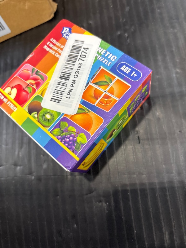 Photo 1 of Pairez Toys Magnetic Blocks Building Cubes - Fruit Patterns, 1.65 inch, Age 1+