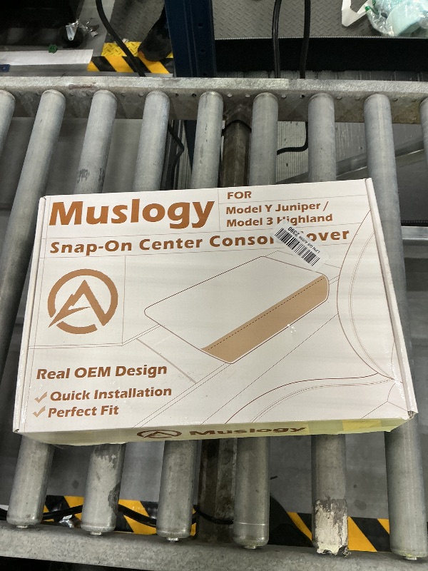 Photo 1 of Muslogy Armrest Cover for Tesla Model Y Juniper/Model 3 Highland