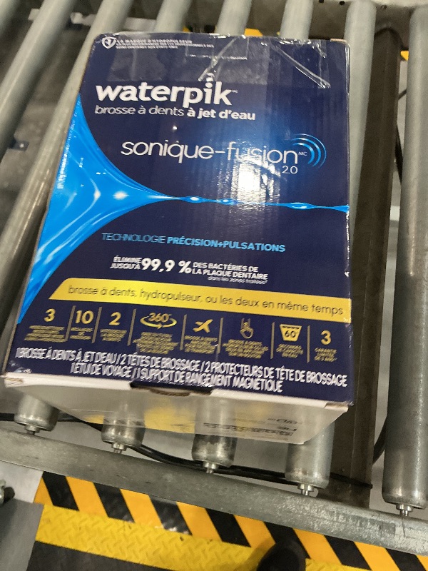 Photo 1 of Waterpik Sonic-Fusion 2.0 Flossing Electric Toothbrush Water Flosser, White