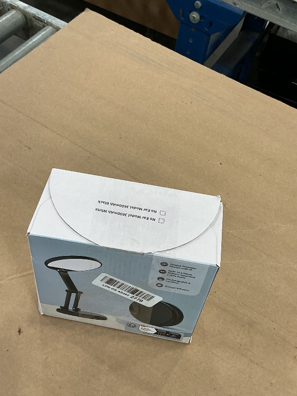 Photo 1 of One Fire Rechargeable Desk Lamp, White