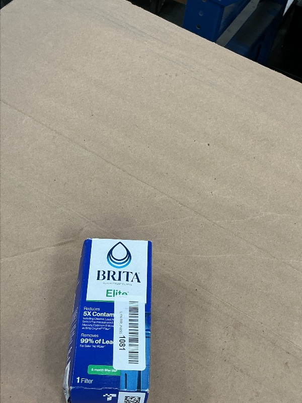 Photo 1 of BRITA Elite Replacement Water Filter, 120 Gallon, Blue