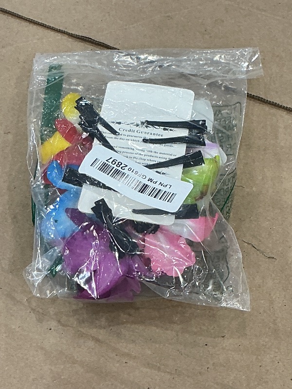 Photo 1 of BARTOSI Flower Hair Clips - 9 Count Tropical Hawaiian Accessories