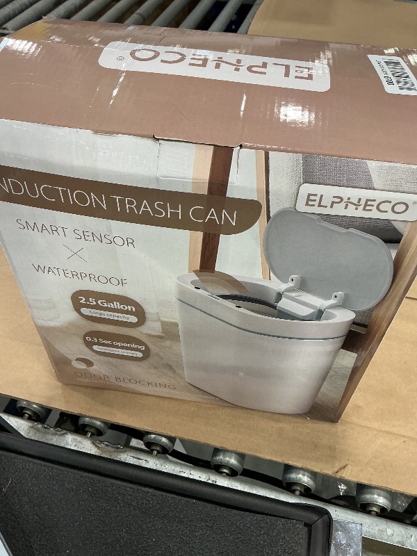 Photo 1 of ELPHECO 2.5 Gallon Motion Sensor Trash Can