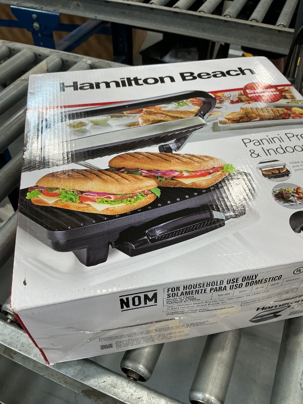 Photo 1 of Hamilton Beach Panini Press & Indoor Grill