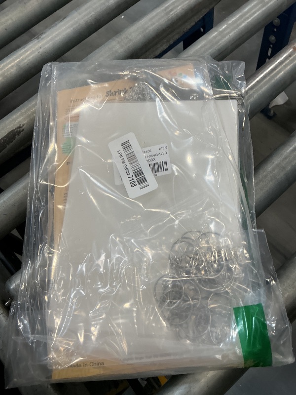 Photo 1 of CRTWDMAN Shrink Paper Keychain Kit, 30 Sheets