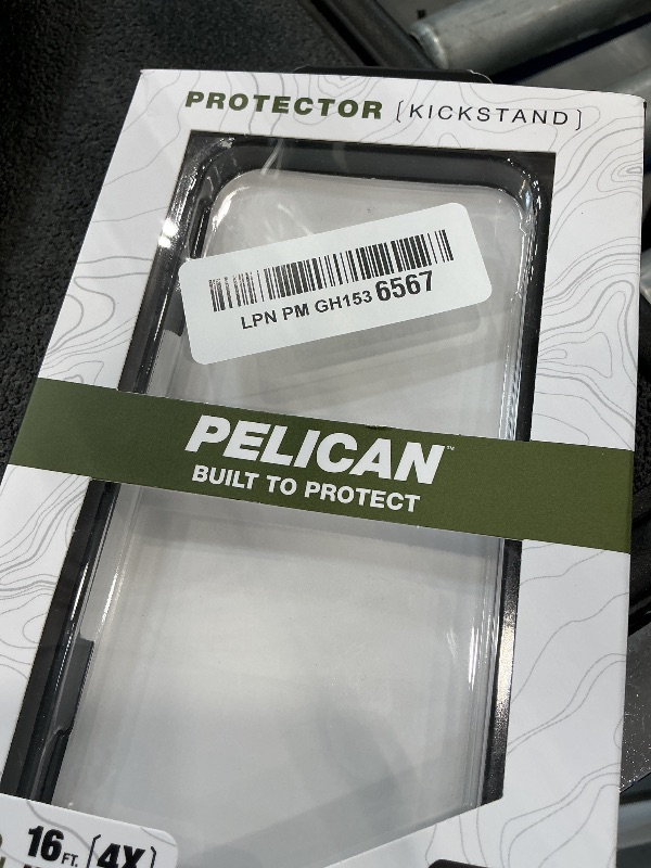 Photo 1 of Pelican Protector iPhone 17 Pro Max Case with Camera Stand - Clear