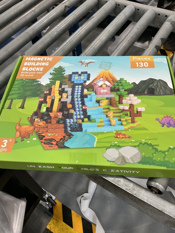 Photo 1 of Belveora Magnetic Building Blocks Dinosaur Set