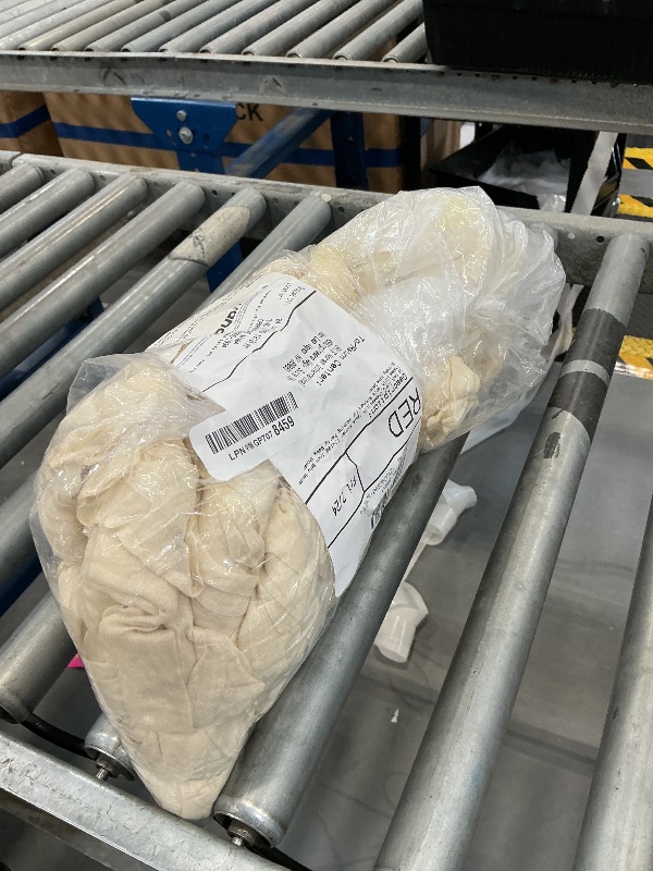 Photo 1 of Beautane 10 Pack Ivory Cheesecloth Table Runners 17x108 Inch