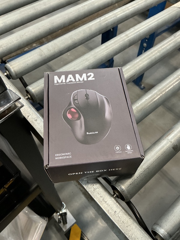 Photo 1 of SABLUTE Wireless Trackball Mouse, Red Ball, 3 Devices
