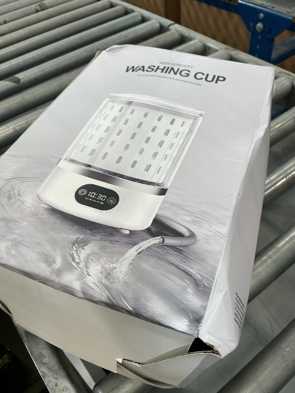 Photo 1 of Underwear Washing Machine, Upgrade 2.5L Mini Portable Washing Machine (White1)