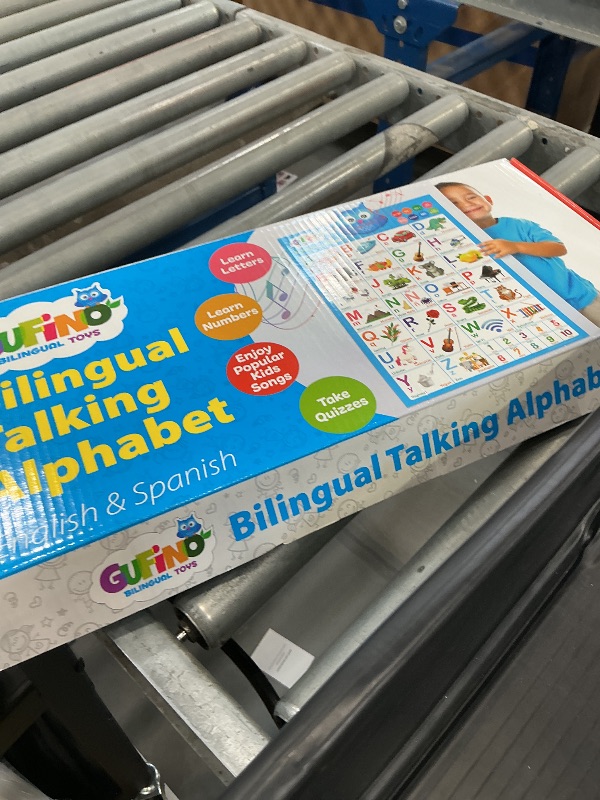 Photo 1 of GUFINO Interactive English & Spanish Alphabet Poster