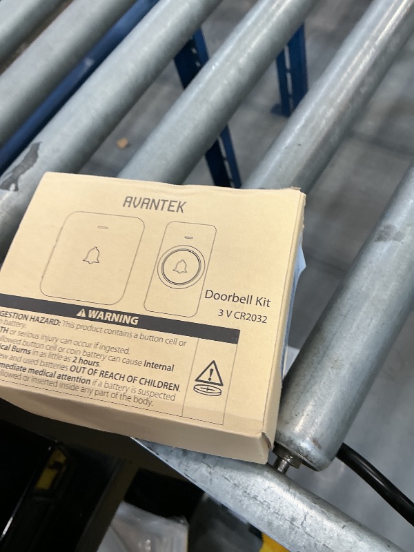 View 2 of AVANTEK Wireless Doorbell, 1000 ft Range, 1 Button + 1 Receiver, CW-11