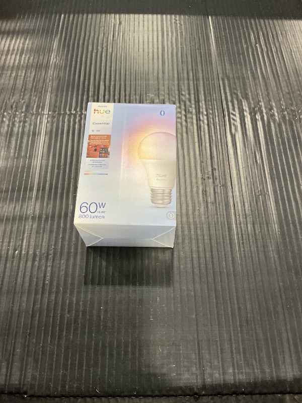 Photo 1 of Philips Hue Essential Smart LED Bulb, White and Color Ambiance, E26