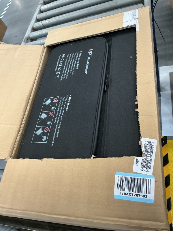 Photo 1 of ALLPOWERS SP029 140W Portable Solar Panel Charger for Laptop Cellphone, Waterproof IP65 Foldable Solar Panel with 5 Output, for Solar Generator, Power Bank, 12V Car Battery