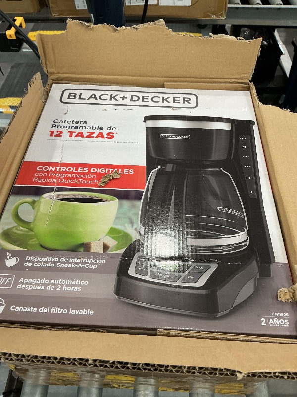Photo 1 of BLACK+DECKER 12-Cup Programmable Drip Coffee Maker