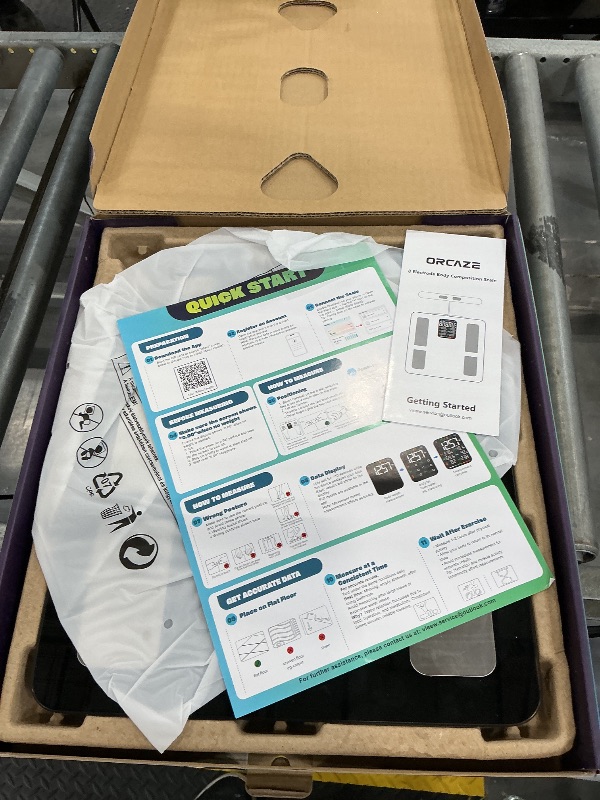 Photo 1 of ORCAZE Smart Body Composition Scale - Black