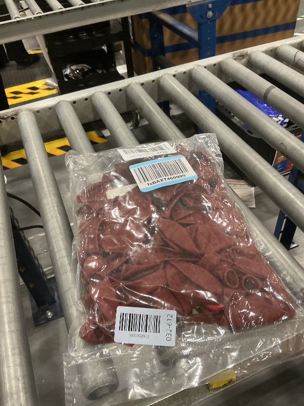 Photo 1 of Awenztech 122pcs Dark Red Latex Balloons