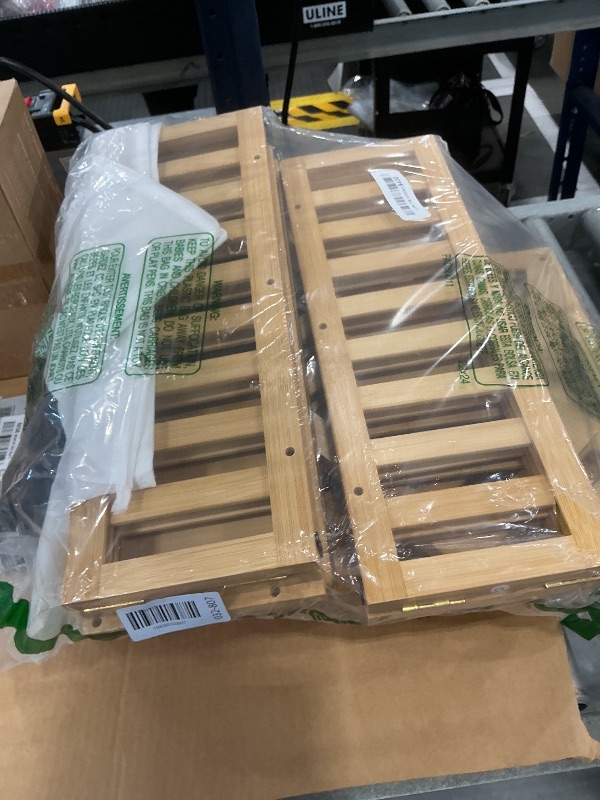 Photo 1 of MHXW SXPN 2 Pack Bamboo Under Bed Storage Containers