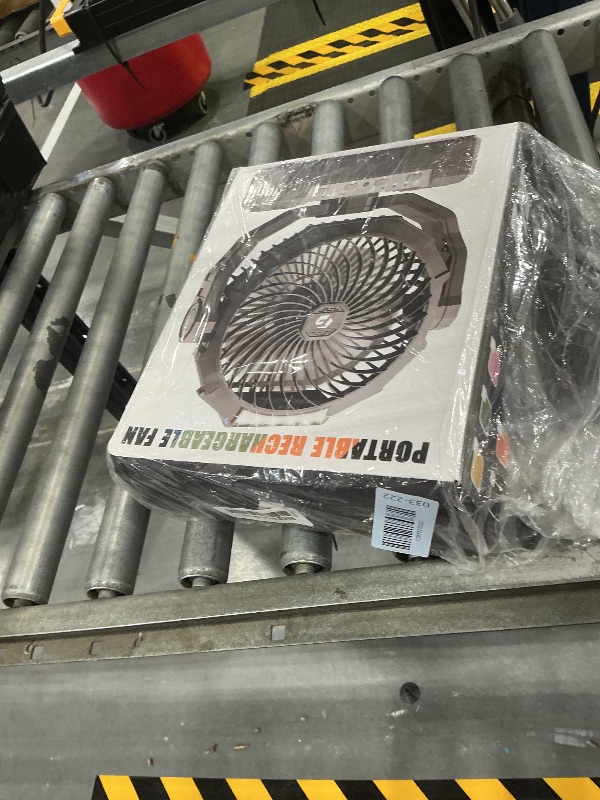 Photo 1 of FRIZCOL Portable Camping Fan with 24000mAh Battery & LED Lantern - Chicago Coal