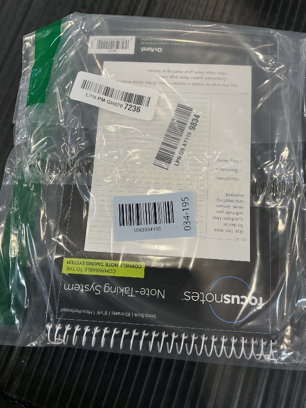 Photo 1 of Oxford Innovative Steno Project Notebook, White