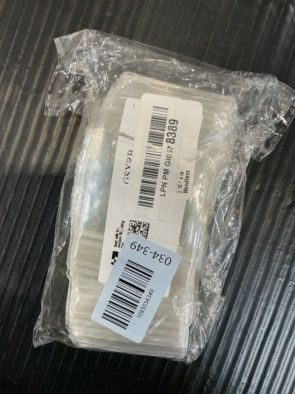 Photo 1 of GSXRB PVC Clear Zipper Bags - 2.75" x 4", 100 Count