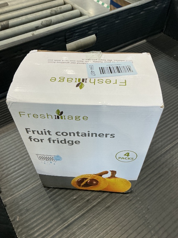 Photo 1 of Freshmage 4-Piece Fruit & Vegetable Fridge Container Set