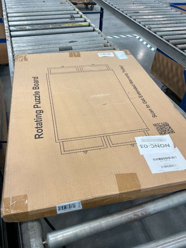 Photo 1 of Woodever Rotatable Puzzle Board with Drawers and Cover