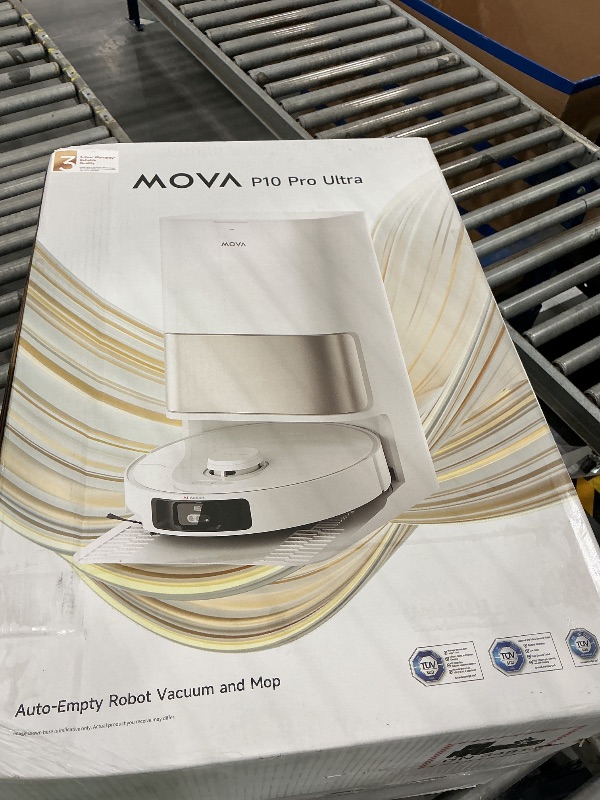 Photo 1 of Mova P10 Pro Ultra Robot Vacuum and Mop