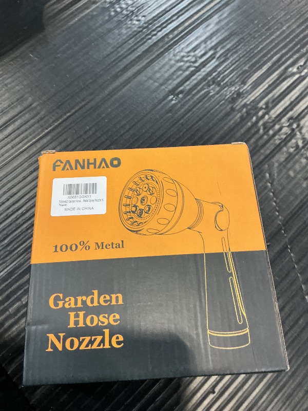 Photo 1 of FANHAO Metal Garden Hose Nozzle, 8 Spray Patterns