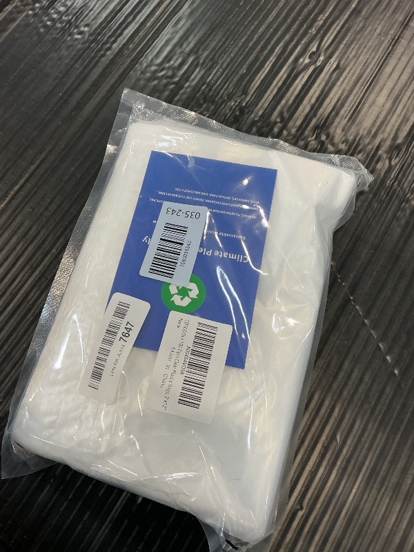 Photo 1 of COSGOOLK 100 Pcs Plastic Bags with Handles 9"x12"